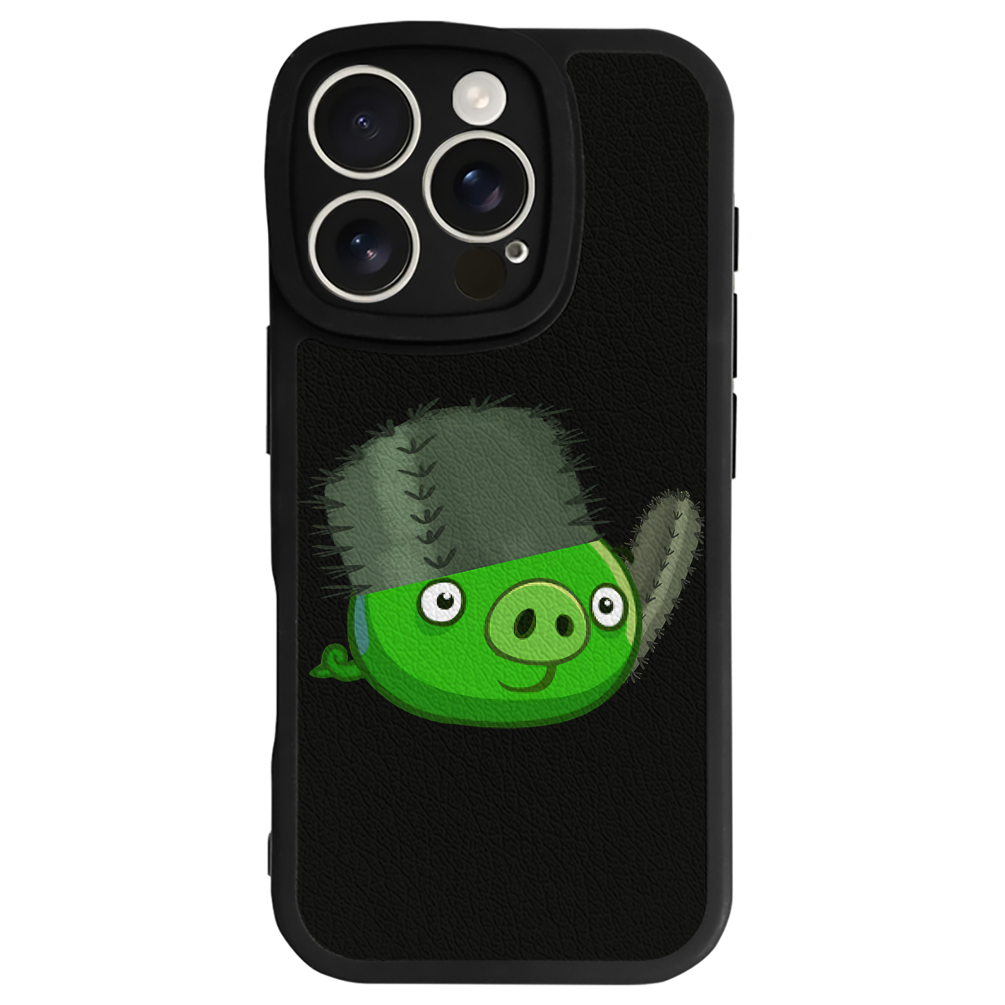 （画像用） Angry Birds アングリーバード 【iPhone 16シリーズ対応】シリコンスマホケース（レザー調） 材質：シリコン